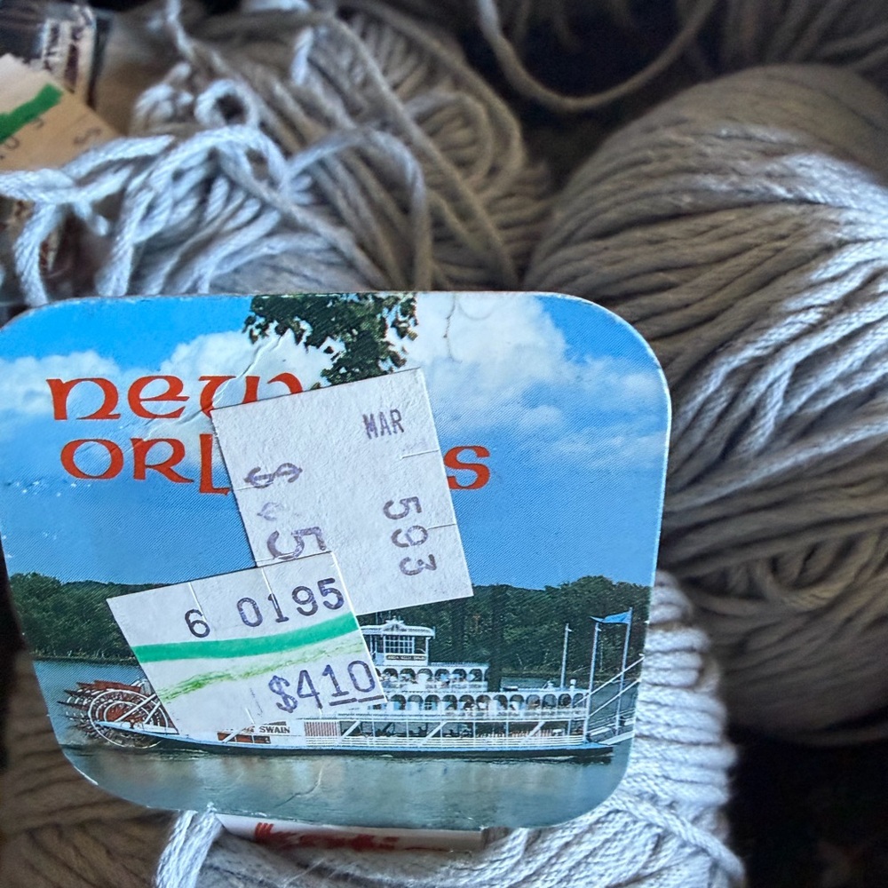Katia New Orleans Light Gray Cotton Tencel Luxury Yarn - Multiple Skeins 16 plus - Picture 6 of 6